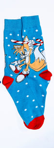 Miles Tails Prower Christmas Crew Socks