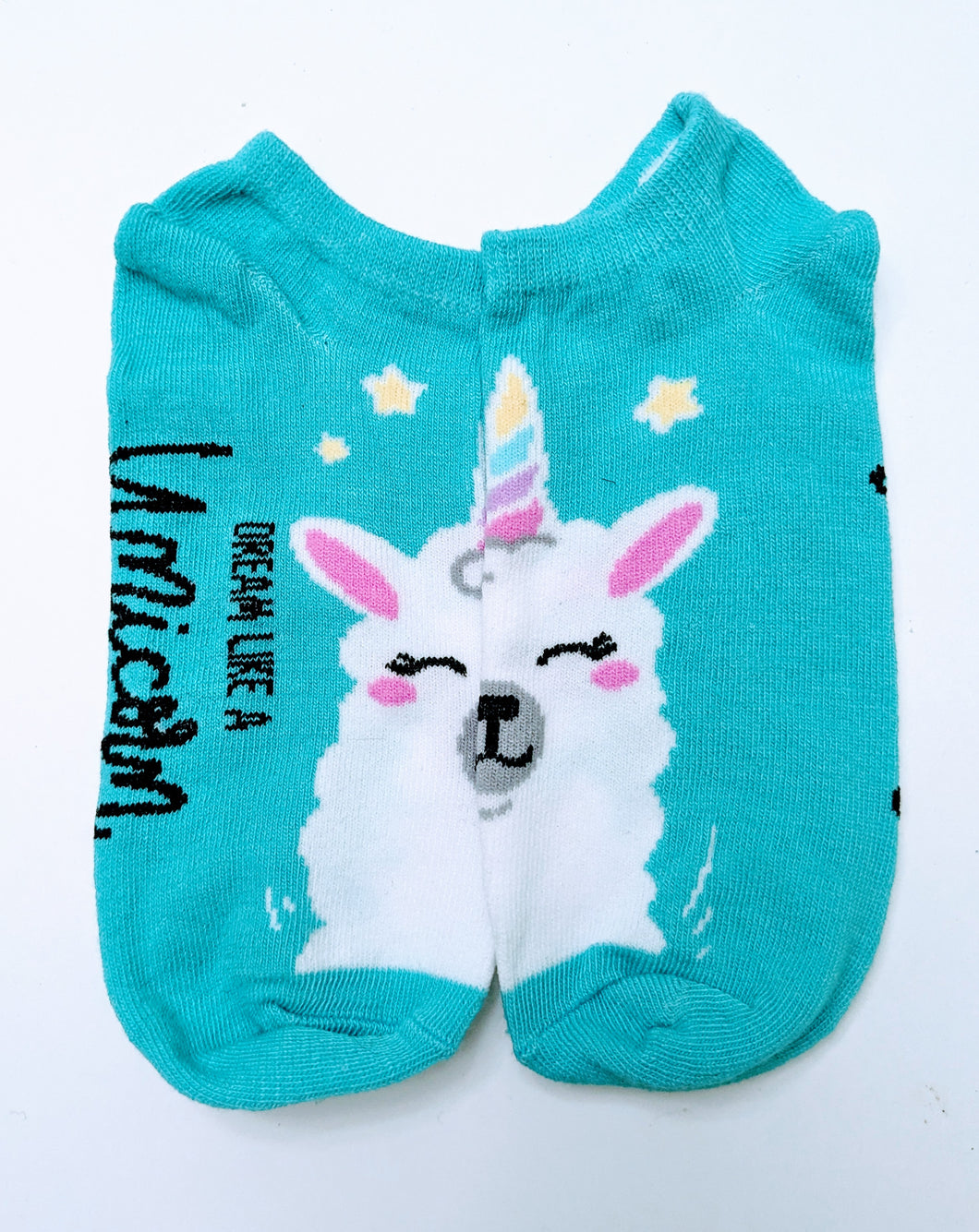 Unicorn Llama Ankle Socks