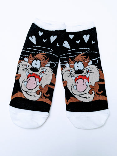 Taz Devil Valentine Ankle Socks