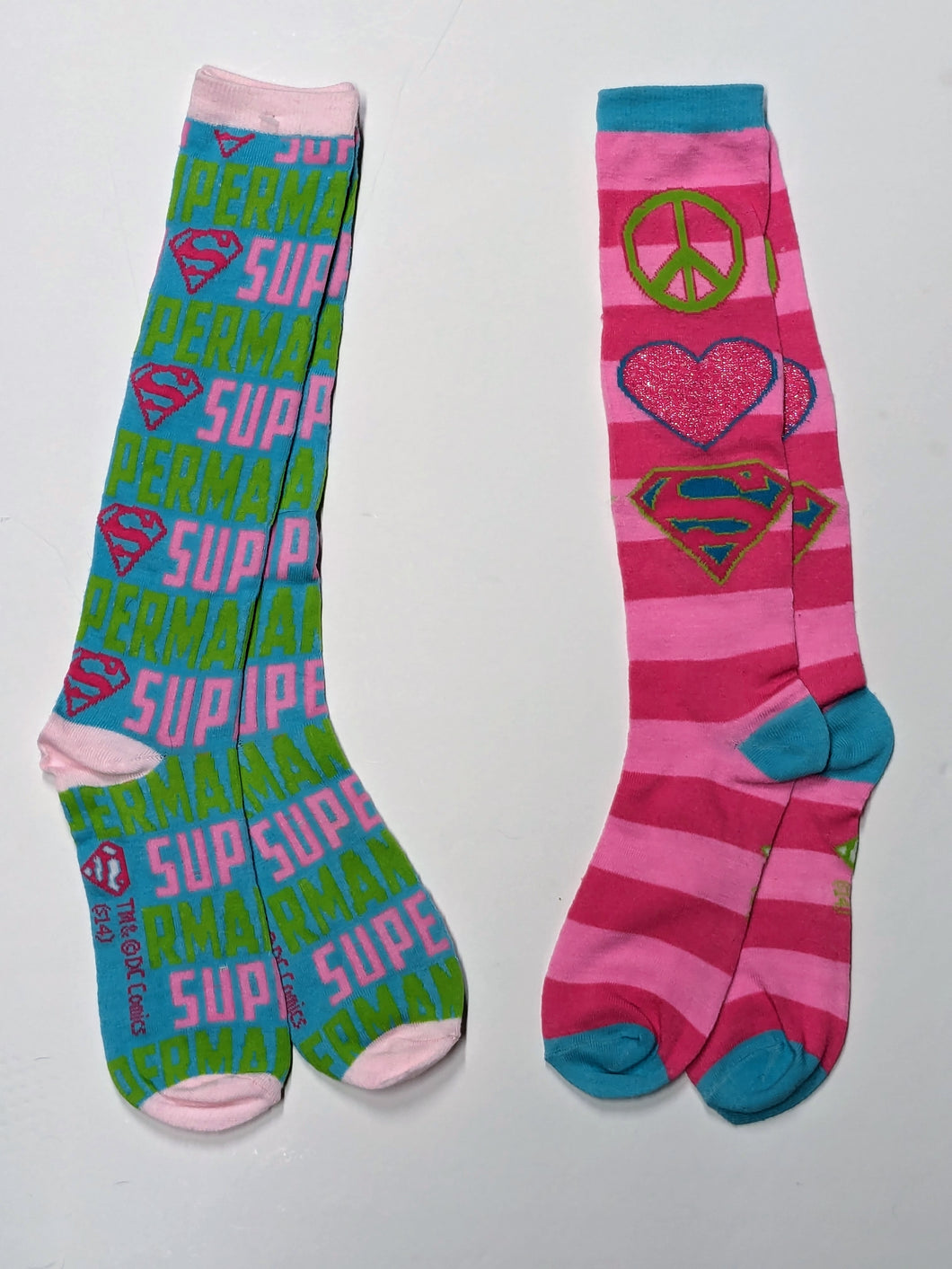 Superman Knee High Socks