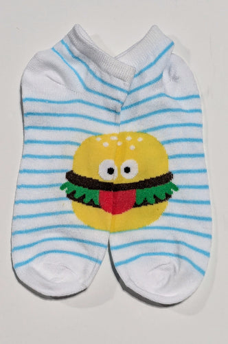 Hamburger Face Ankle Socks