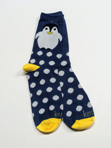 Penguin Polkadot Crew Socks