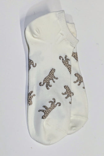 Jaguar Leopard Ankle Socks