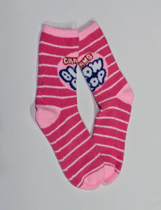 Fuzzy Blow Pop Crew Socks