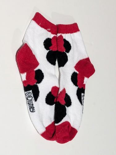 Minnie Mouse Fuzzy Socks