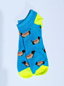 Hotdog Dog Ankle Socks