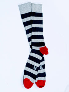 Stripe XL Crew Socks