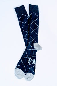 Patterned XL Crew Socks