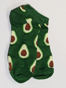 Avocado Green Ankle Socks