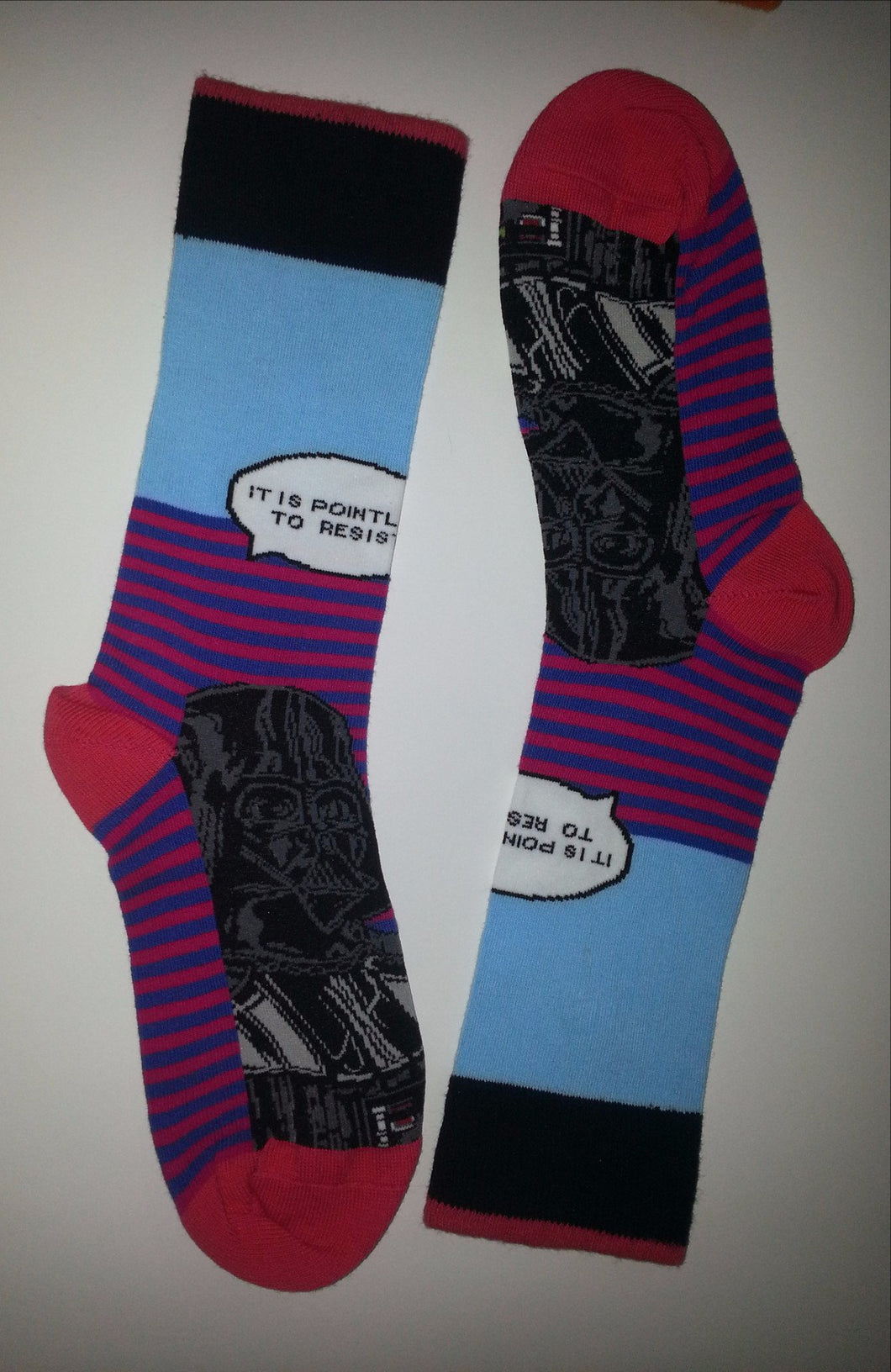 Darth Vader Phrase Crew Socks