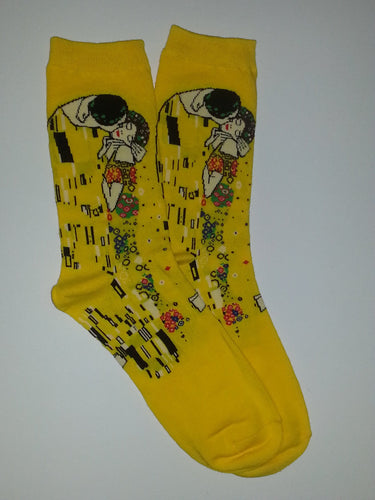 The Kiss by Gustav Klimt Crew Socks