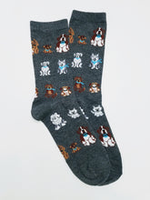 Dogs w/ Blue Collars Crew Socks