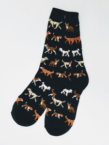 Walking Dog Crew Socks