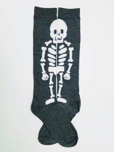 Skeleton Knee High Socks