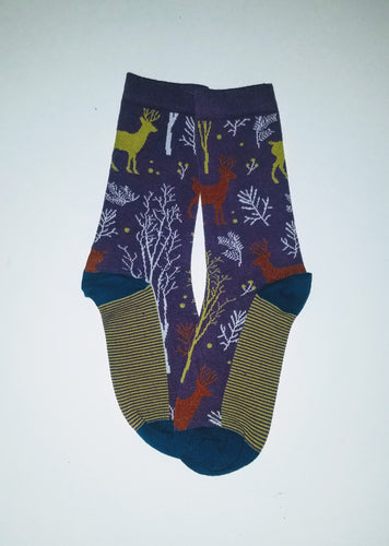 Deer Crew Socks