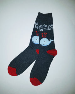 Whale You Be Mine Crew Socks