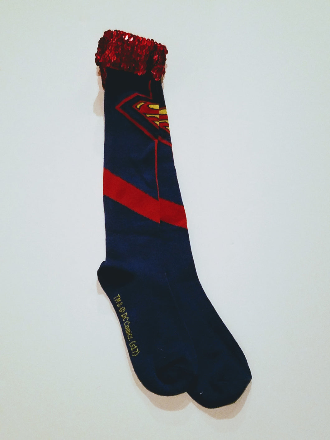 Supergirl Knee High Socks