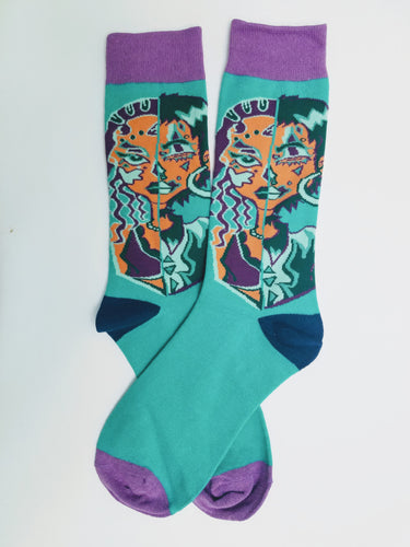 Half Faced Crew Socks