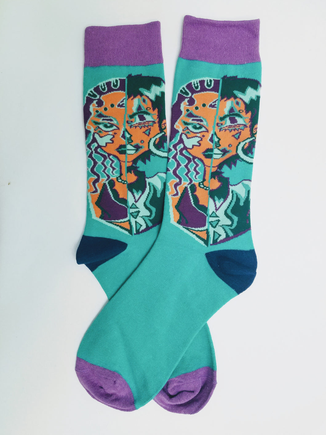 Half Faced Crew Socks