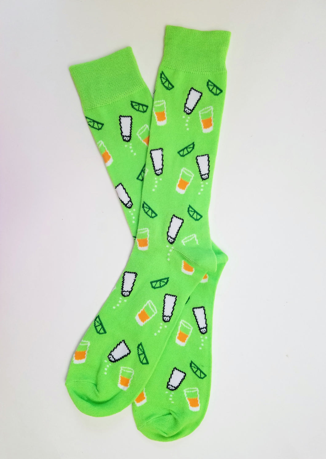 Lime and Salt Drink Crew Socks