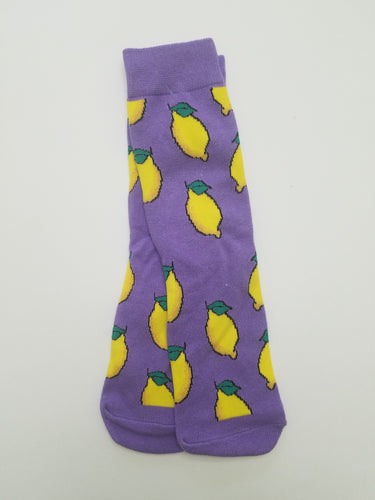 Lemon Crew Socks