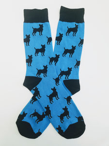 Dog Silhouette Crew Socks