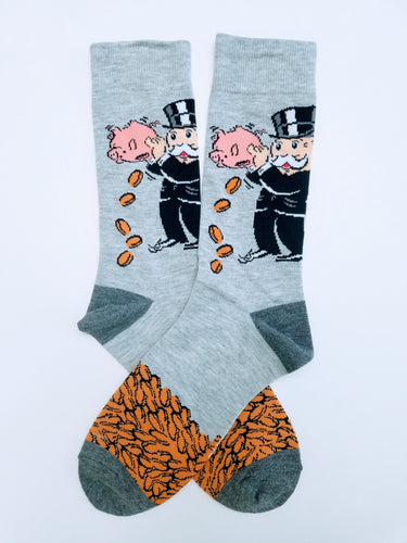 Monopoly Change Crew Socks