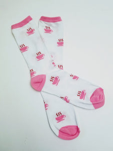 Coffee Cup Crew Socks