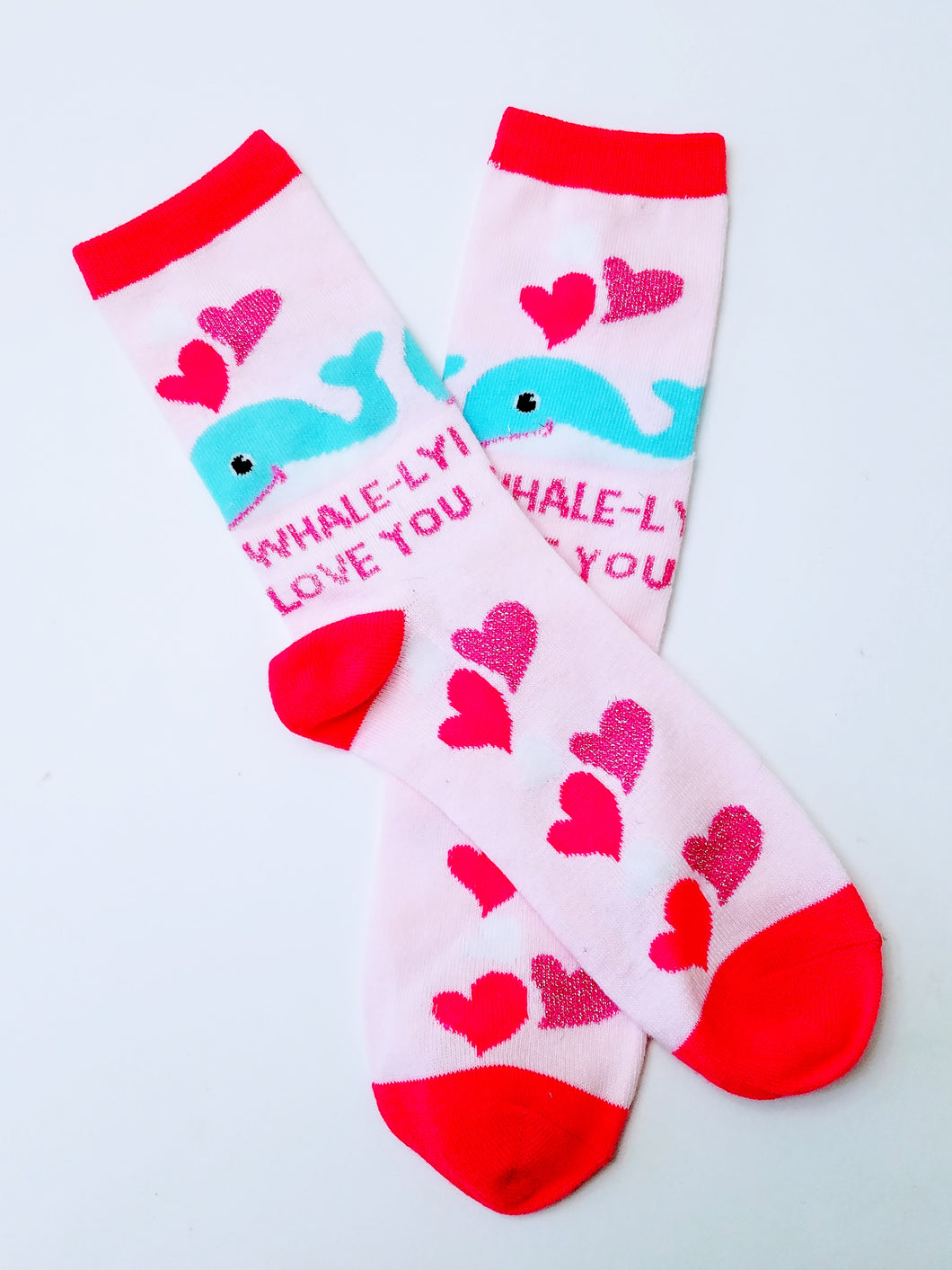 Whale LYI Love Your Crew Socks