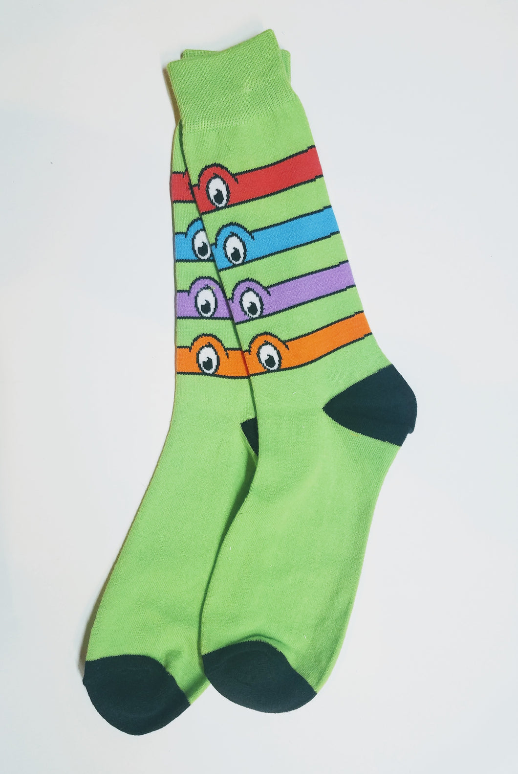 Teenage Mutant Ninja Turtles Eye Mask Crew Socks