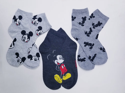 Mickey Mouse Low Crew Socks