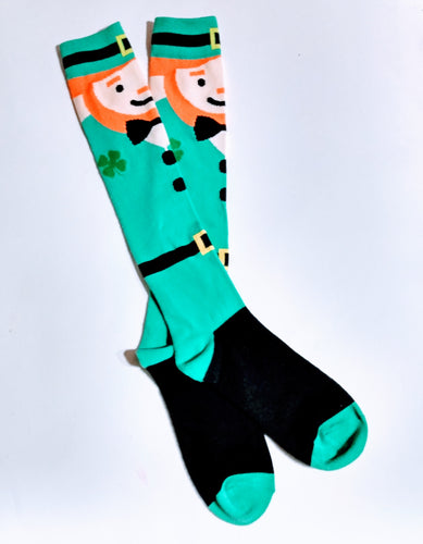 Leprechaun Knee High Socks