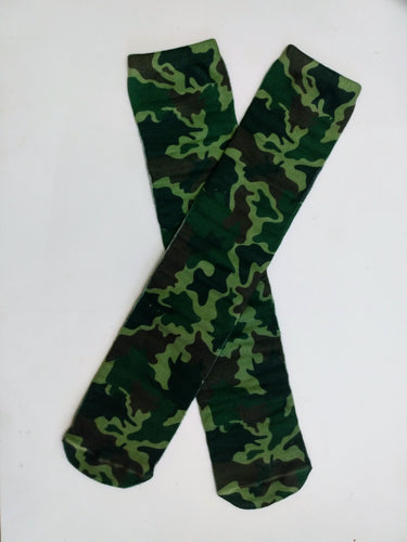 Military Camo Crew Socks