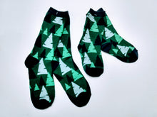 Tree Pattern Crew Socks