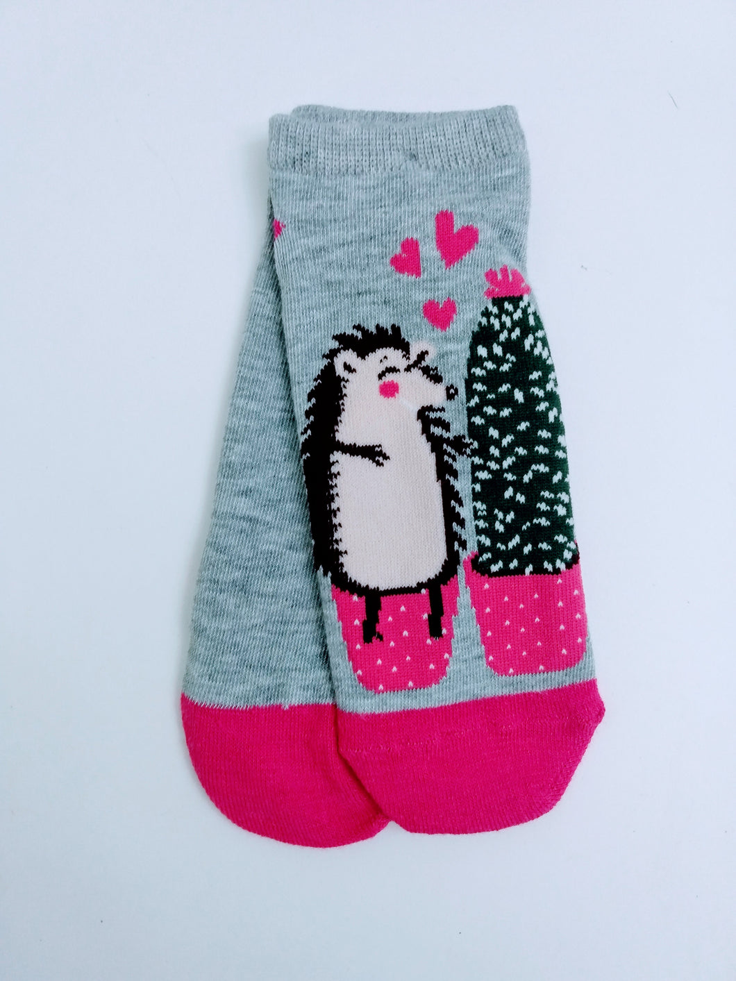 Hedgehog Porcupine Cactus Ankle Socks