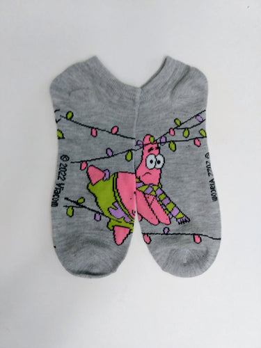 Patrick Star Christmas Lights Ankle Socks