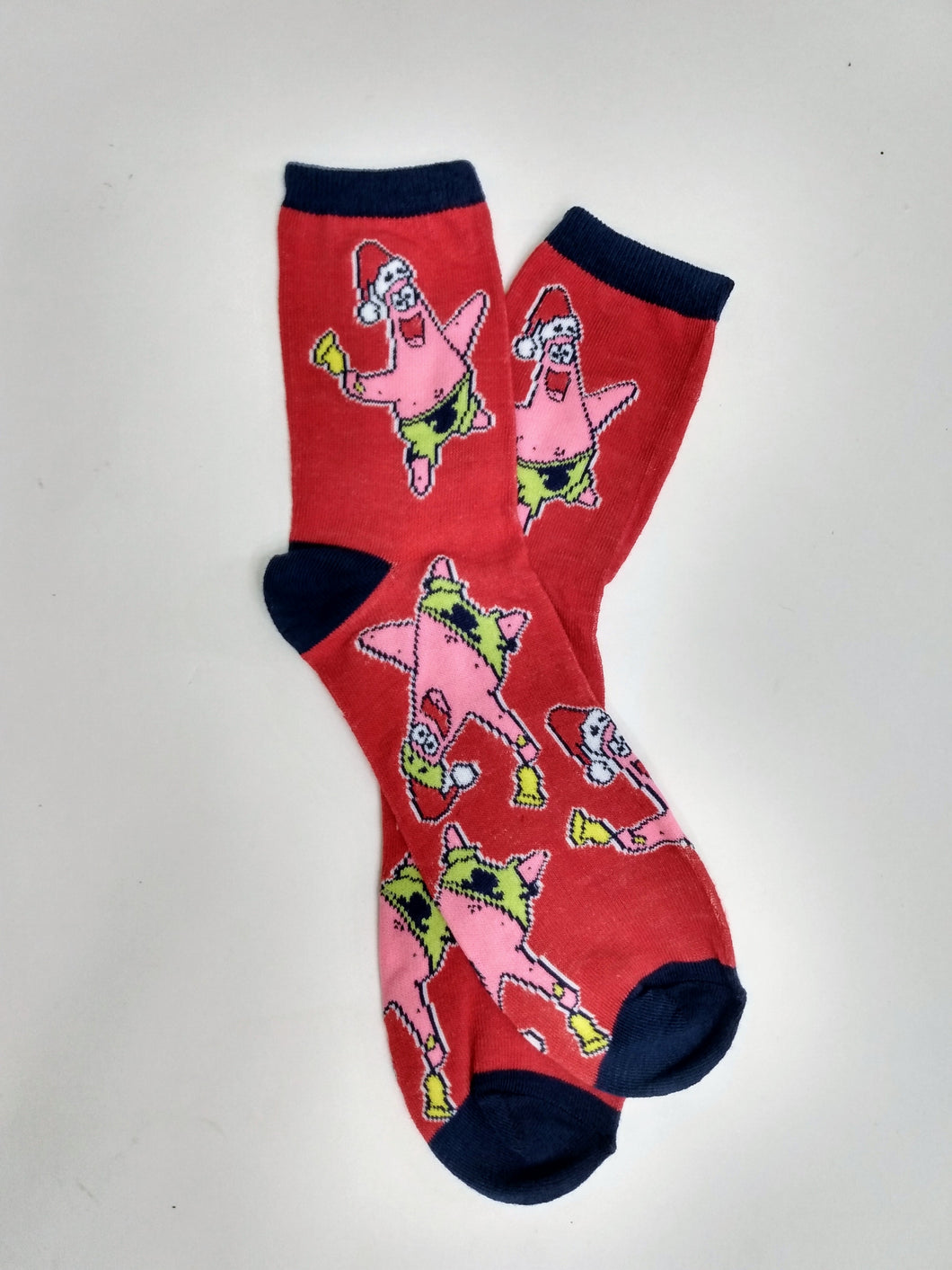 Patrick Star Christmas Thin Crew Socks