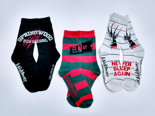 Nightmare on Elm Street Crew Socks