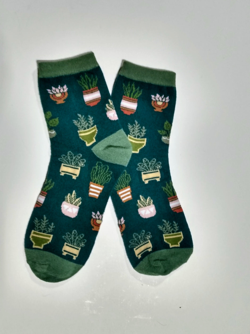 Plants Low Crew Socks