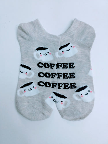 Coffee Coffee Coffee Ankle Socks