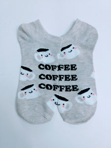 Coffee Coffee Coffee Ankle Socks